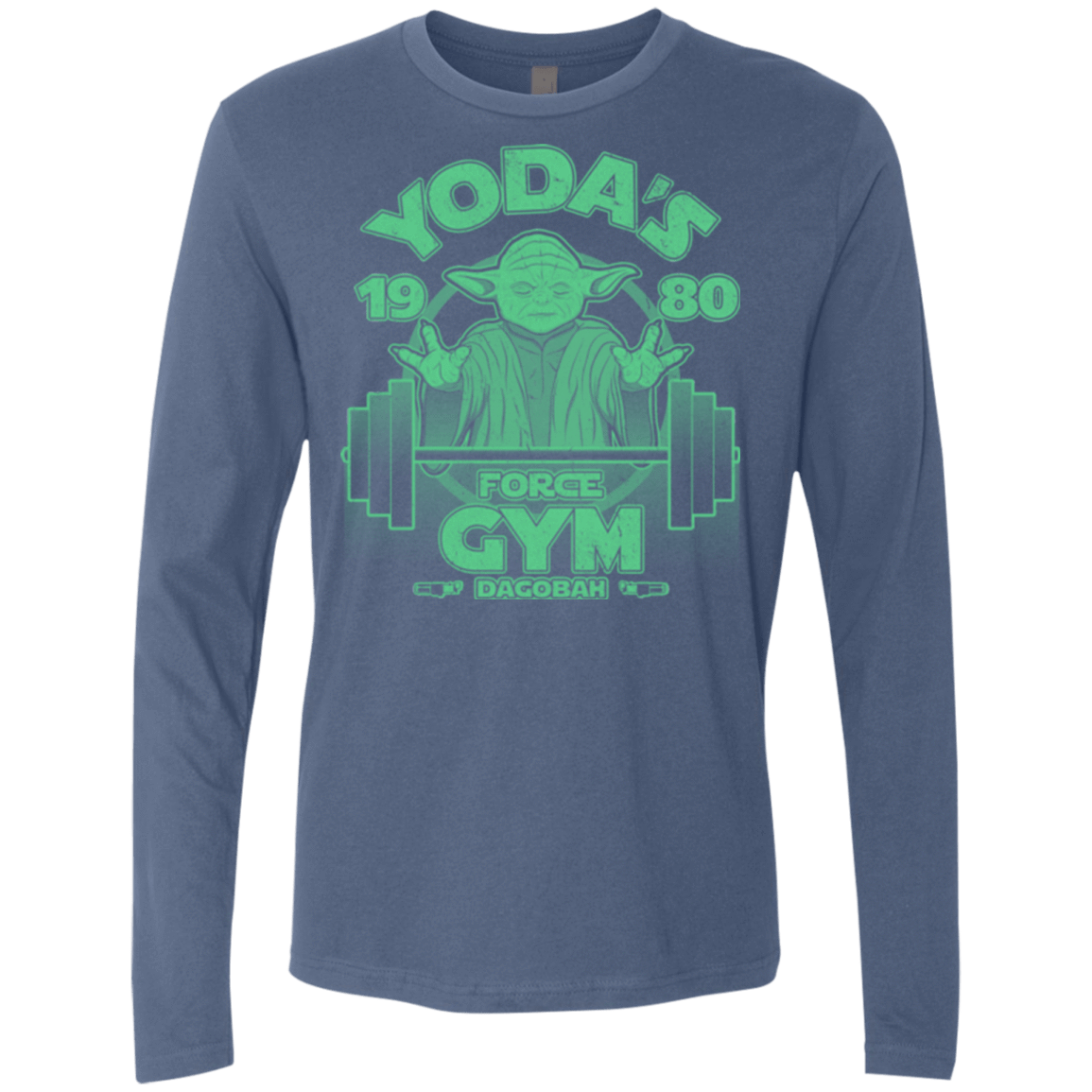 T-Shirts Indigo / Small Dagobah Gym Men's Premium Long Sleeve