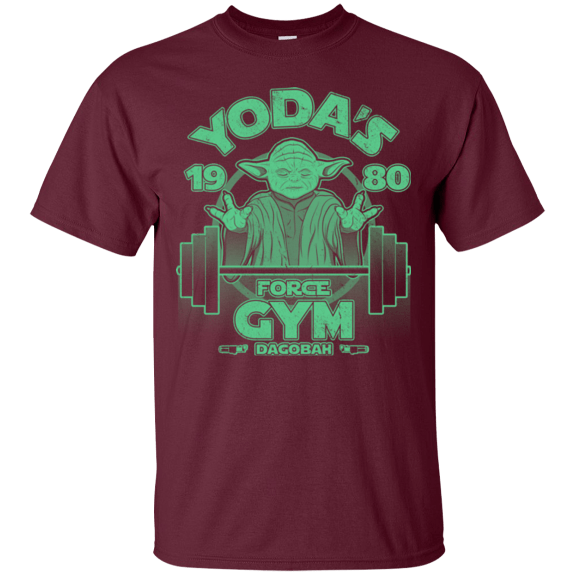 T-Shirts Maroon / Small Dagobah Gym T-Shirt