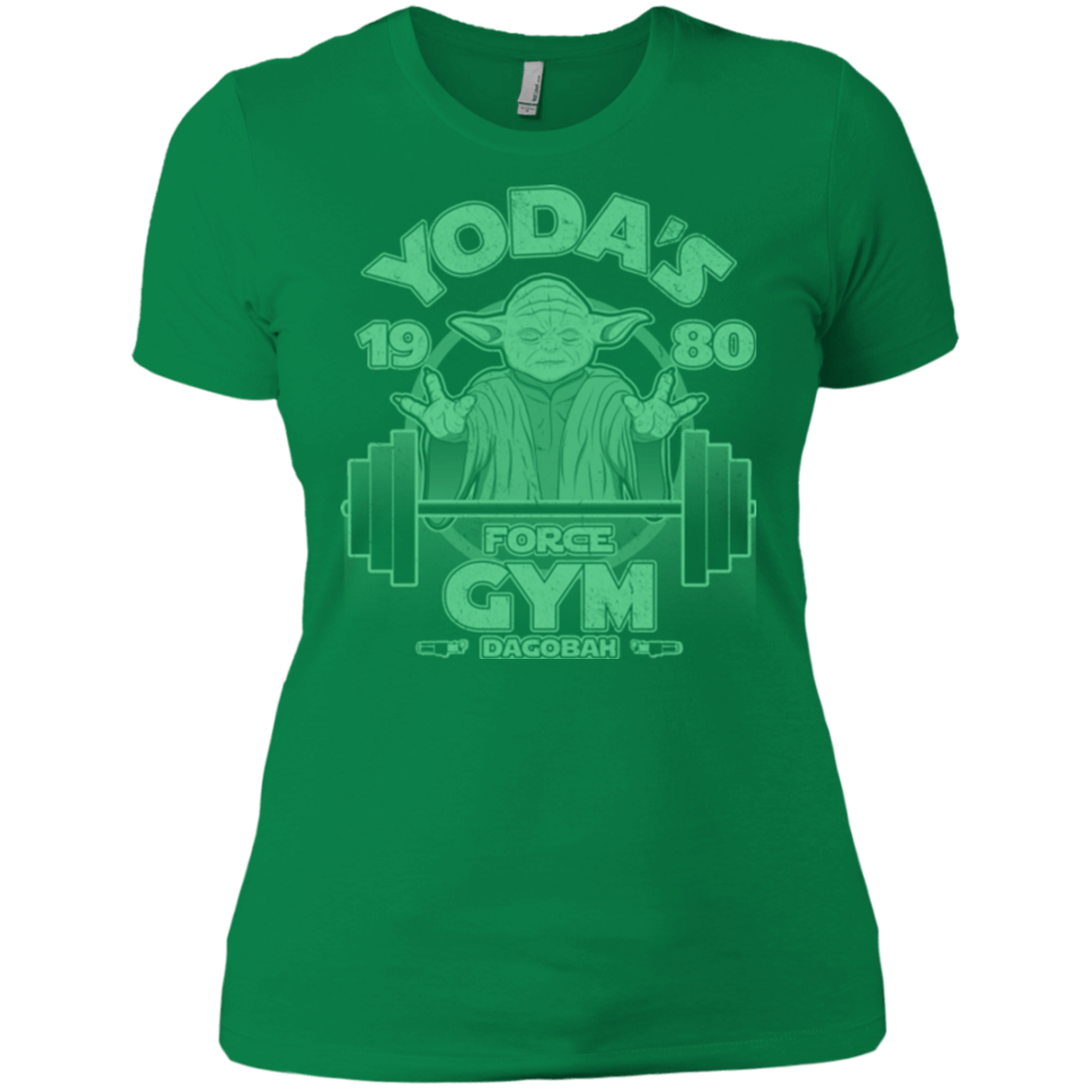T-Shirts Kelly Green / X-Small Dagobah Gym Women's Premium T-Shirt