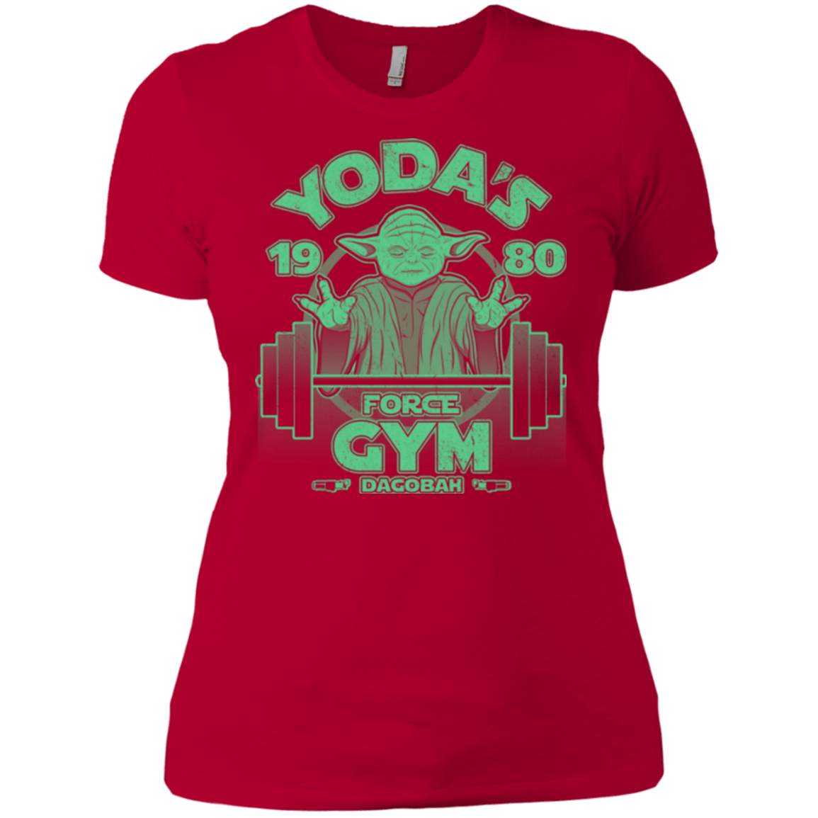T-Shirts Red / X-Small Dagobah Gym Women's Premium T-Shirt