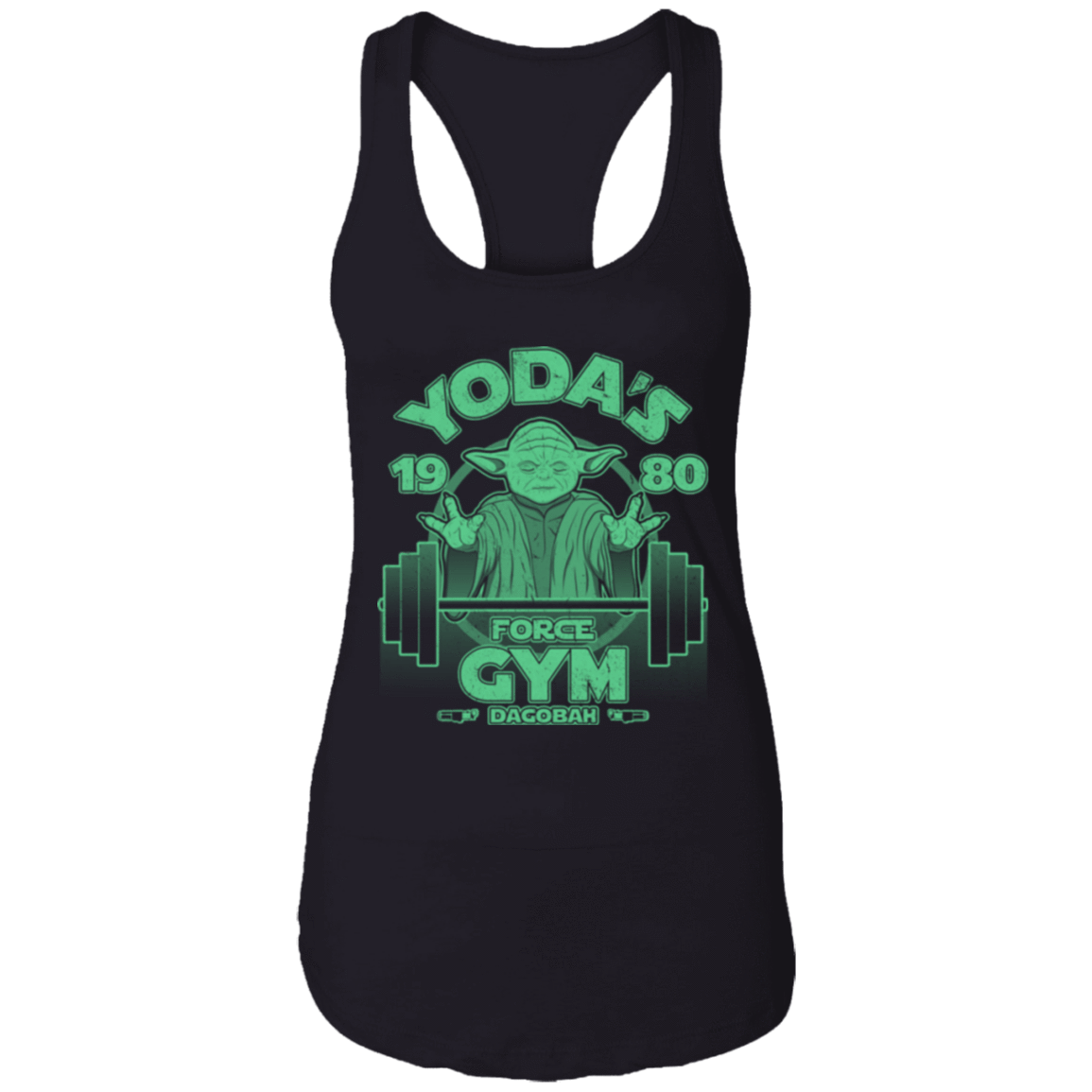 T-Shirts Black / X-Small Dagobah Gym Women's Racerback Tank
