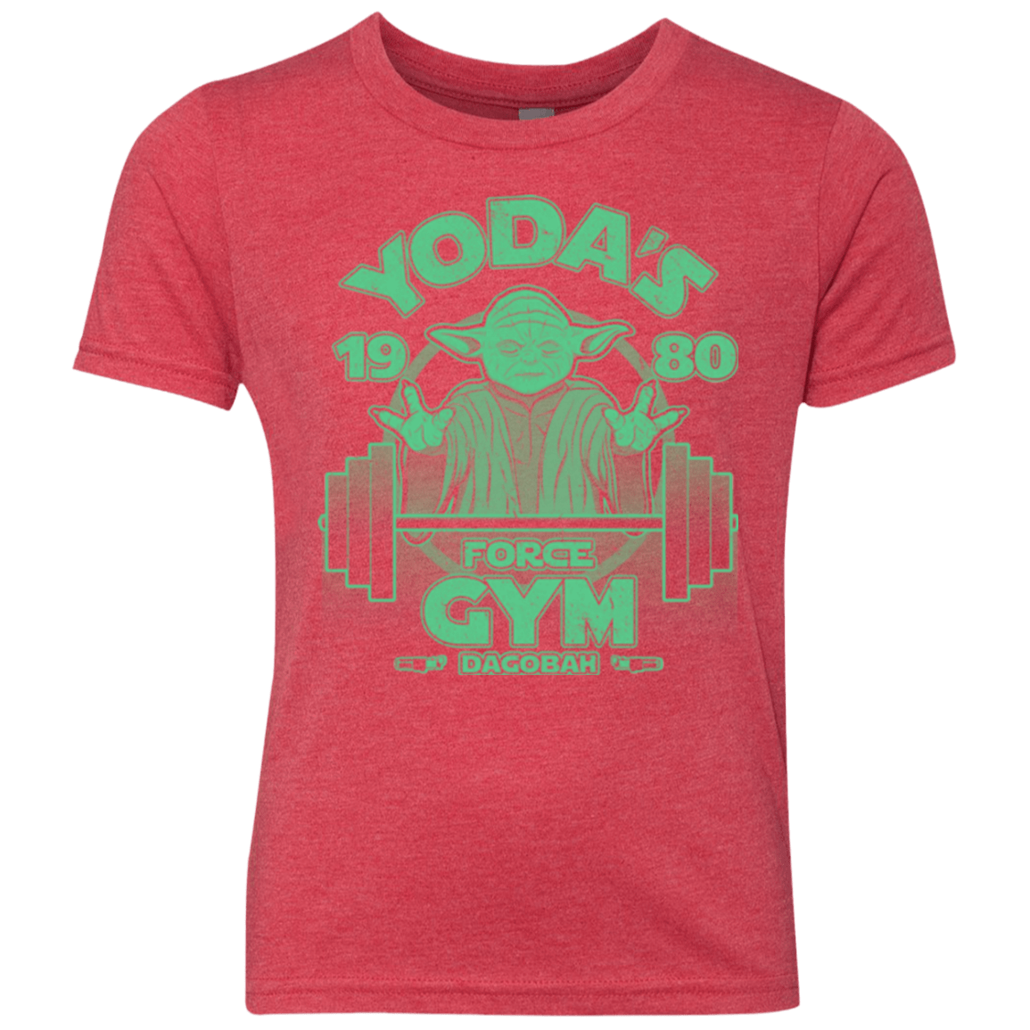 T-Shirts Vintage Red / YXS Dagobah Gym Youth Triblend T-Shirt