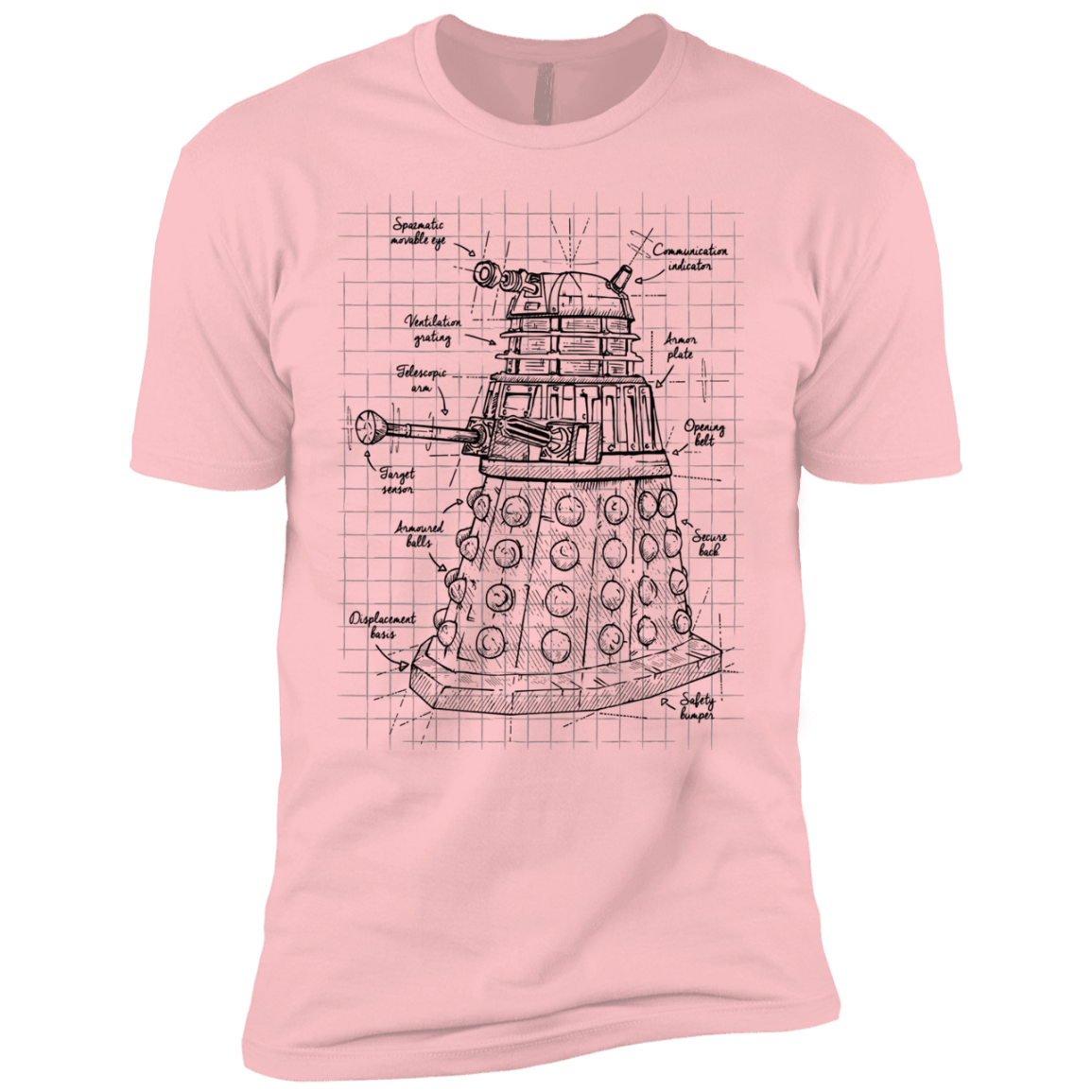 T-Shirts Light Pink / YXS Dalek Plan Boys Premium T-Shirt