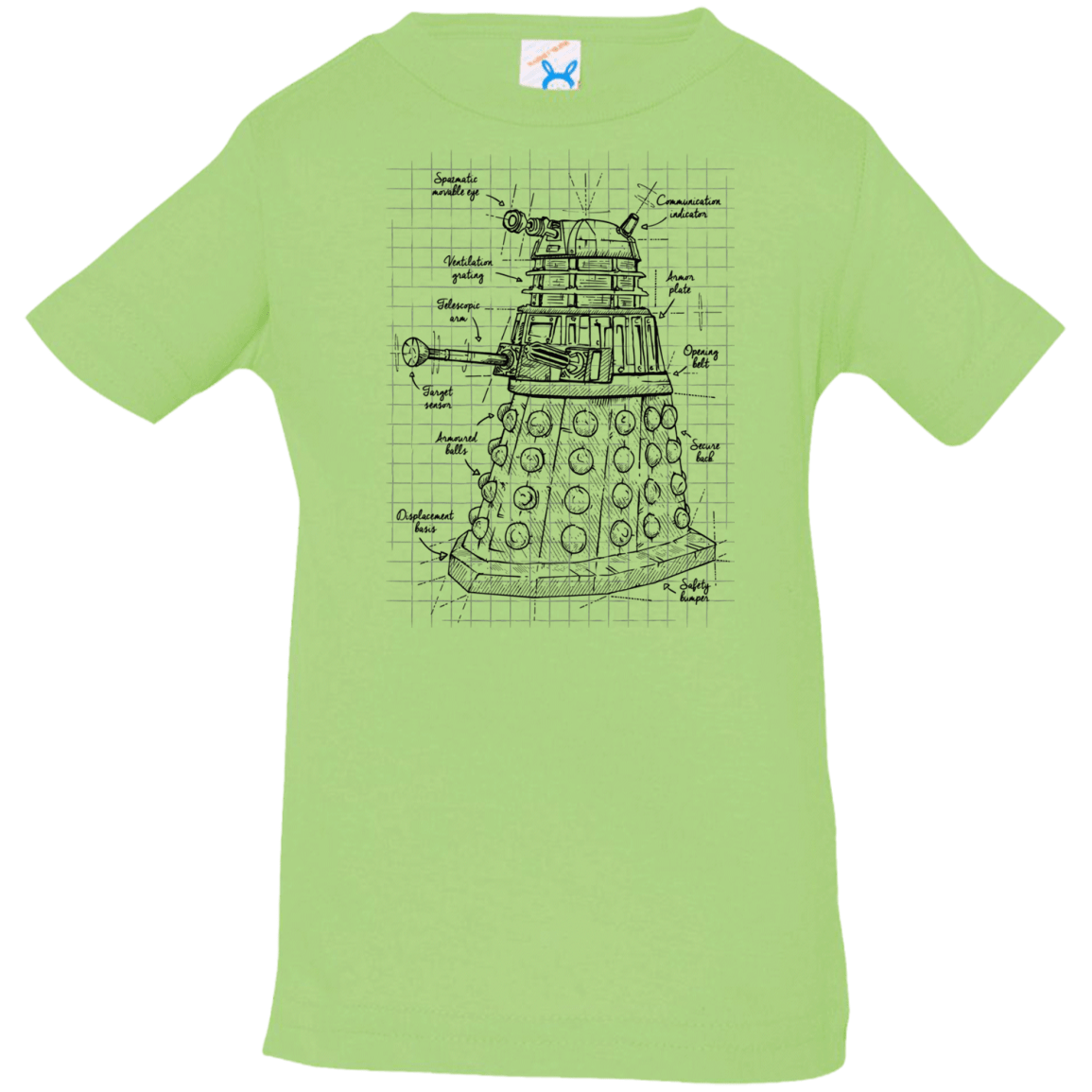 T-Shirts Key Lime / 6 Months Dalek Plan Infant Premium T-Shirt