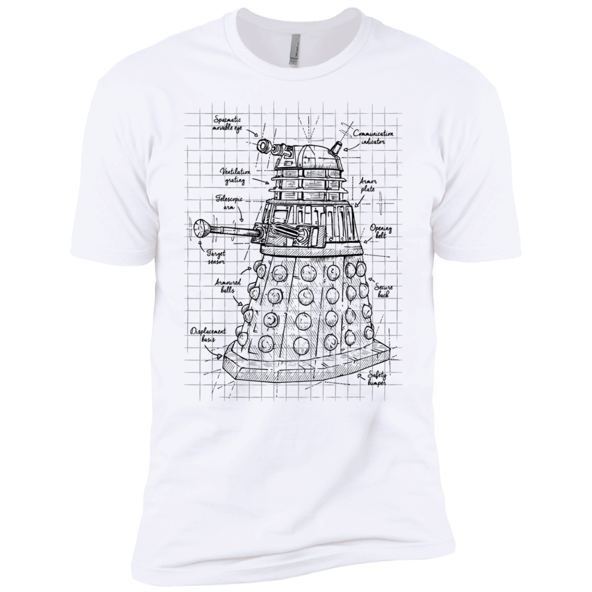 T-Shirts White / X-Small Dalek Plan Men's Premium T-Shirt