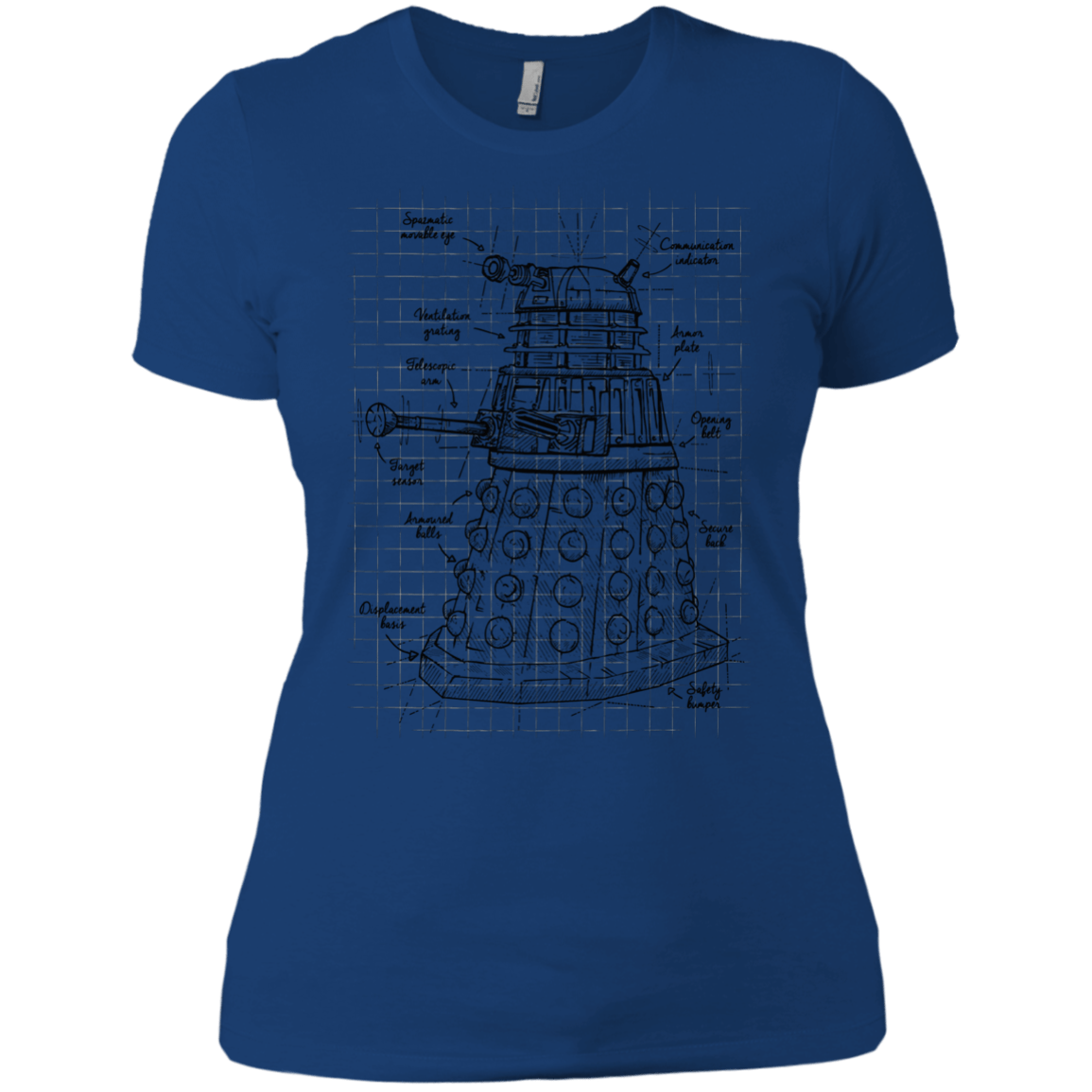 T-Shirts Royal / X-Small Dalek Plan Women's Premium T-Shirt