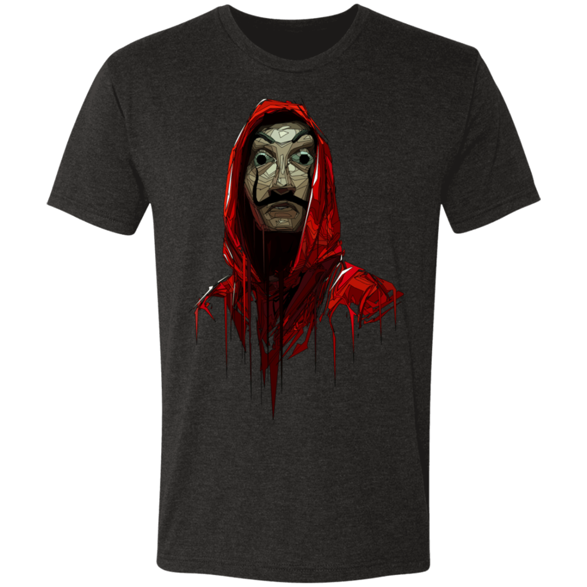 T-Shirts Vintage Black / S Dali Poly Men's Triblend T-Shirt