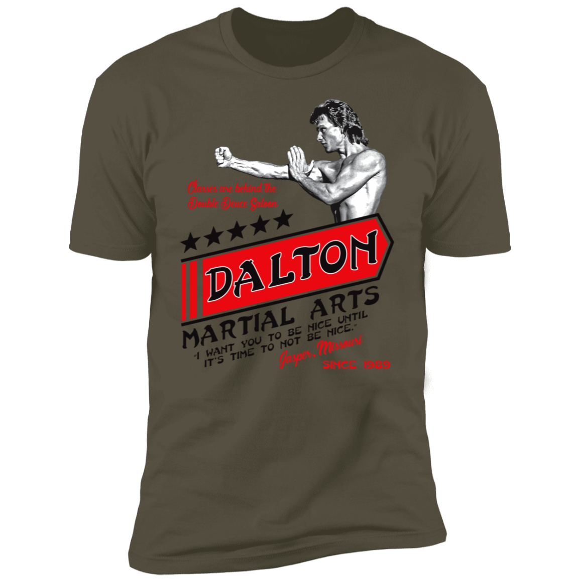 T-Shirts Military Green / S Dalton Martial Arts Men's Premium T-Shirt