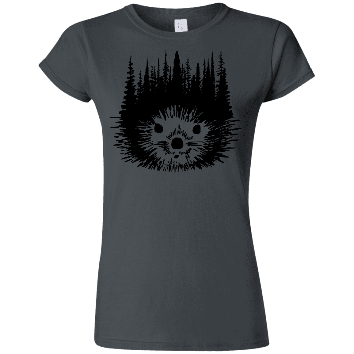 T-Shirts Charcoal / S Dam Beaver Junior Slimmer-Fit T-Shirt