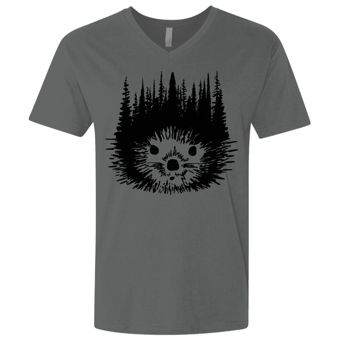 T-Shirts Heavy Metal / X-Small Dam Beaver Men's Premium V-Neck