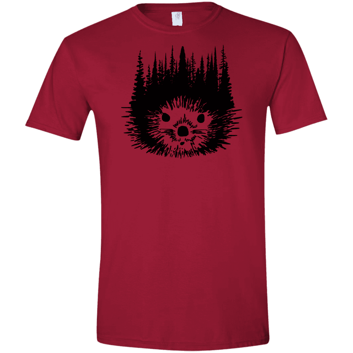 T-Shirts Cardinal Red / S Dam Beaver Men's Semi-Fitted Softstyle