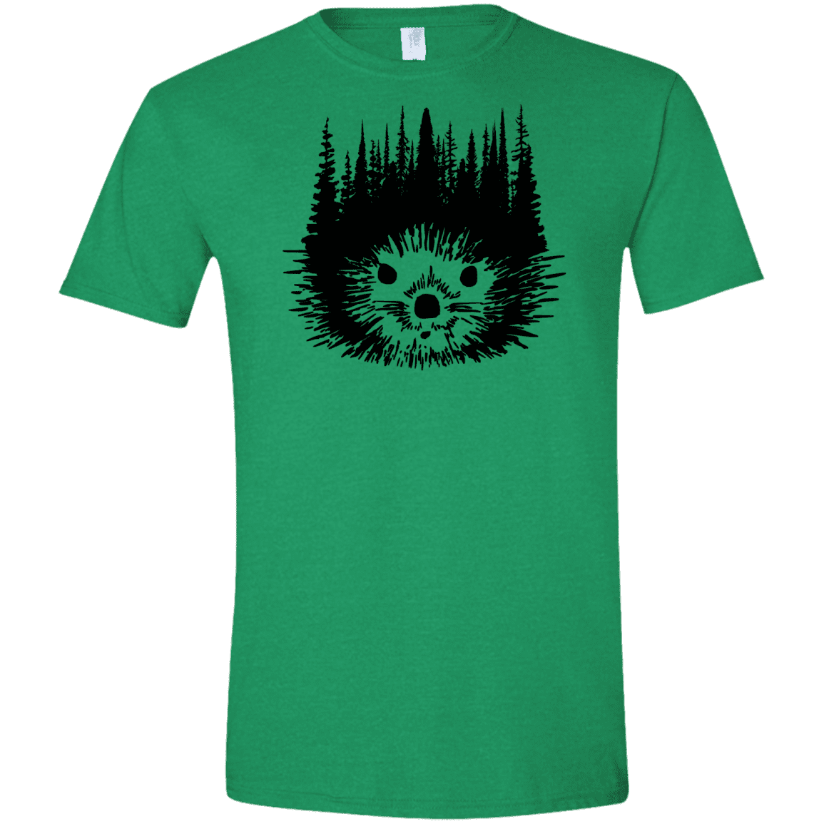 T-Shirts Heather Irish Green / S Dam Beaver Men's Semi-Fitted Softstyle