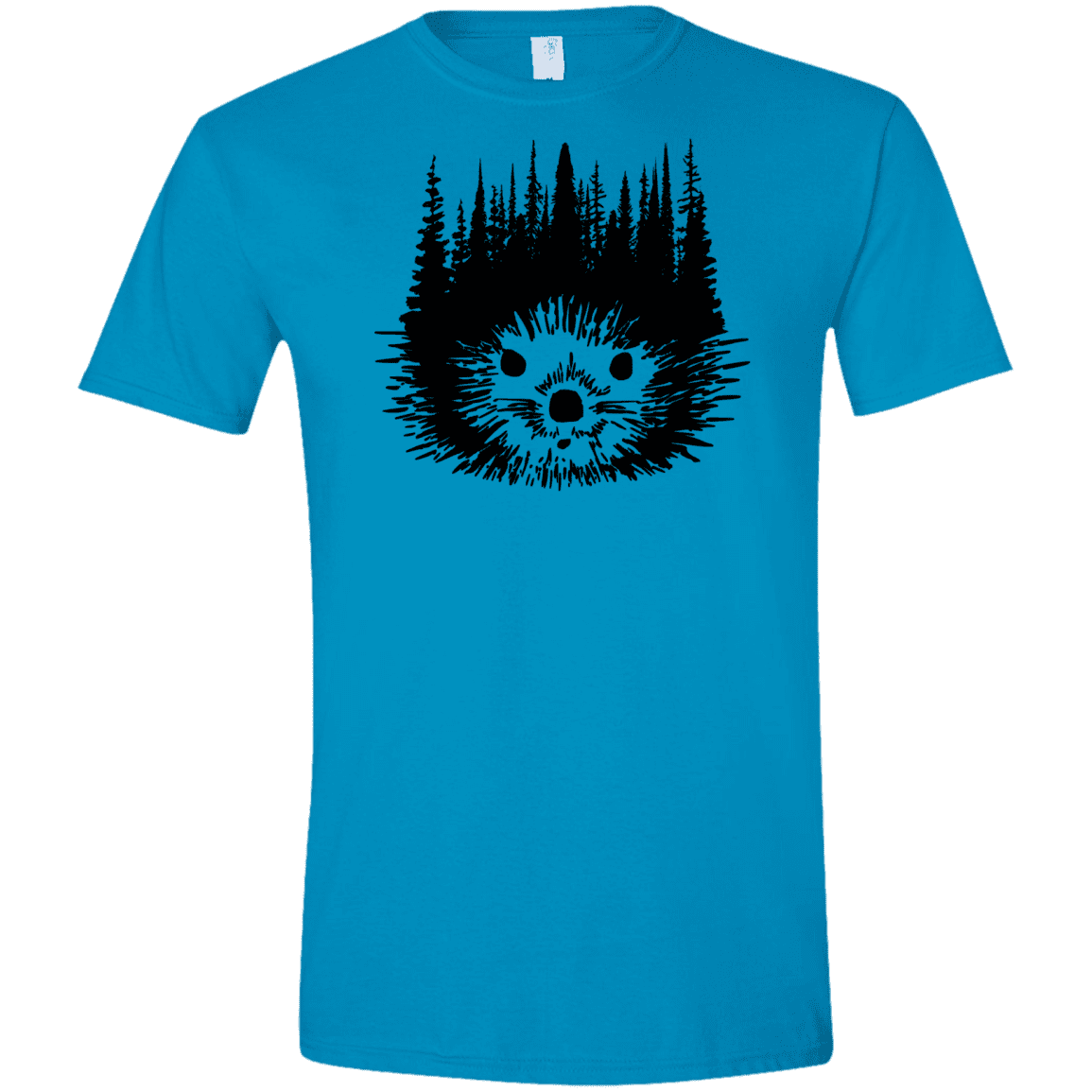 T-Shirts Sapphire / S Dam Beaver Men's Semi-Fitted Softstyle