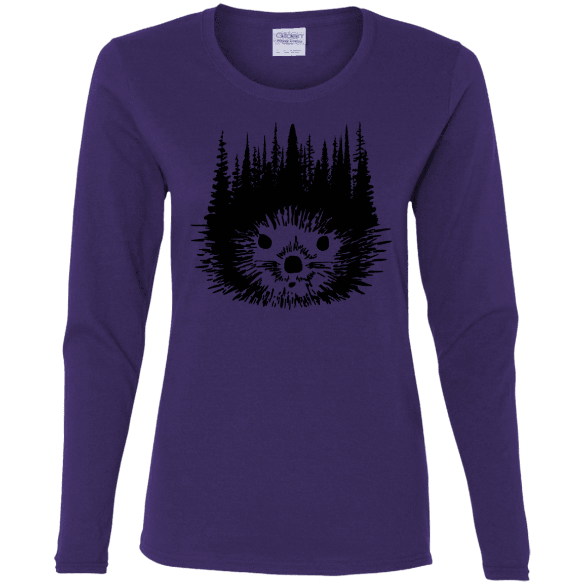 T-Shirts Purple / S Dam Beaver Women's Long Sleeve T-Shirt