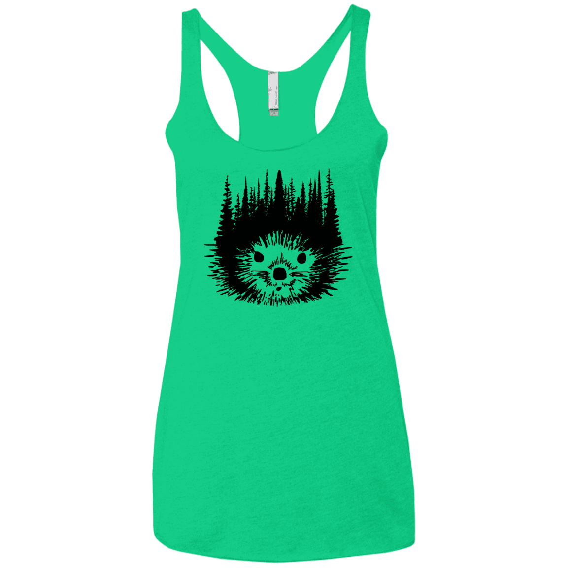 T-Shirts Envy / X-Small Dam Beaver Women's Triblend Racerback Tank