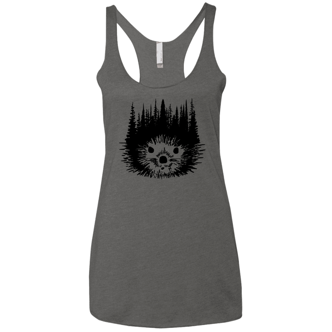 T-Shirts Premium Heather / X-Small Dam Beaver Women's Triblend Racerback Tank