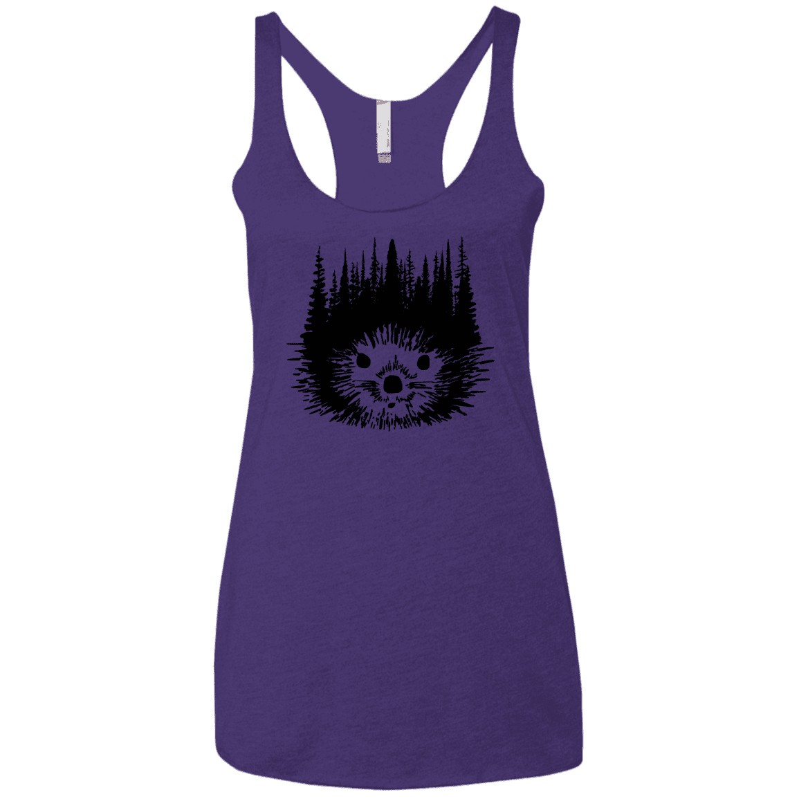T-Shirts Purple Rush / X-Small Dam Beaver Women's Triblend Racerback Tank