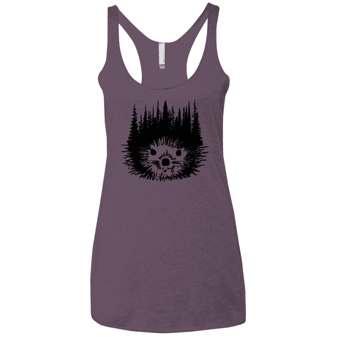 T-Shirts Vintage Purple / X-Small Dam Beaver Women's Triblend Racerback Tank