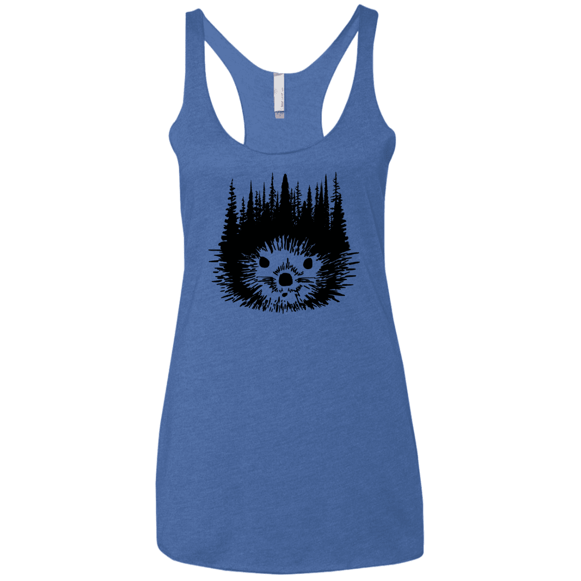 T-Shirts Vintage Royal / X-Small Dam Beaver Women's Triblend Racerback Tank