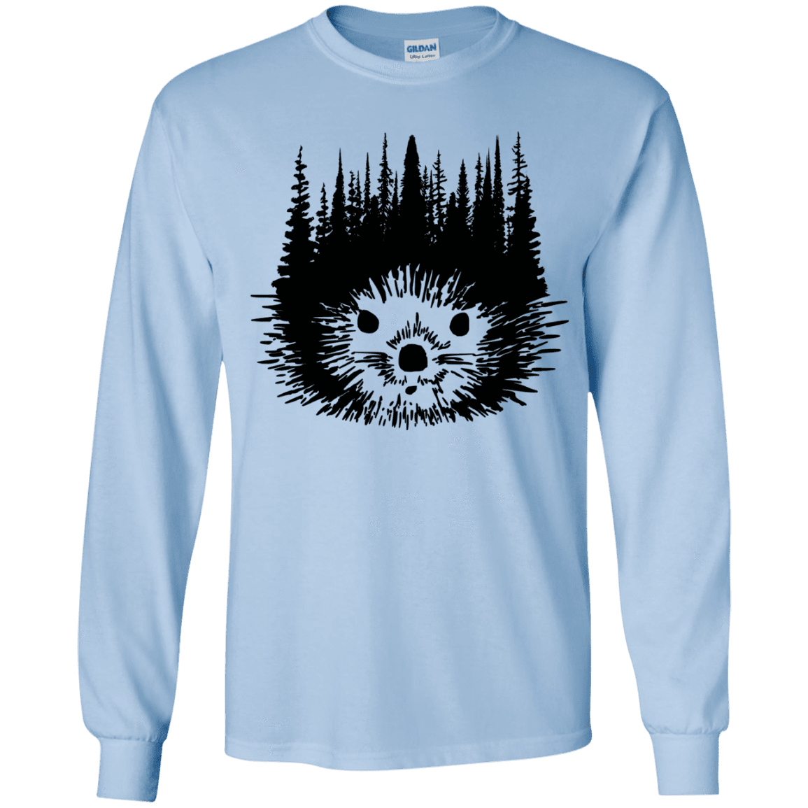 T-Shirts Light Blue / YS Dam Beaver Youth Long Sleeve T-Shirt