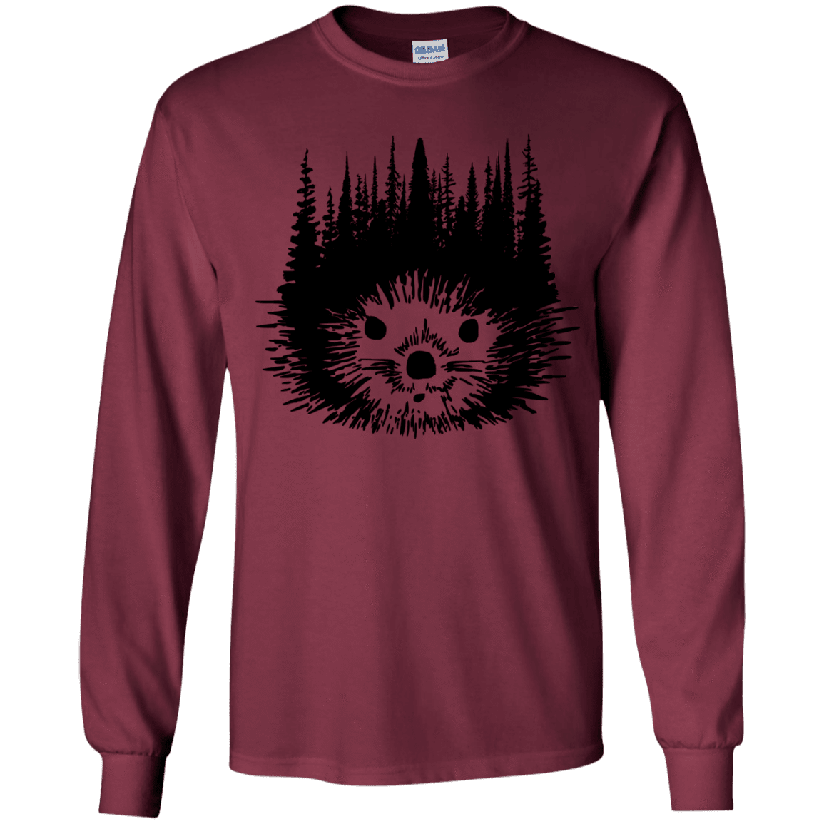 T-Shirts Maroon / YS Dam Beaver Youth Long Sleeve T-Shirt
