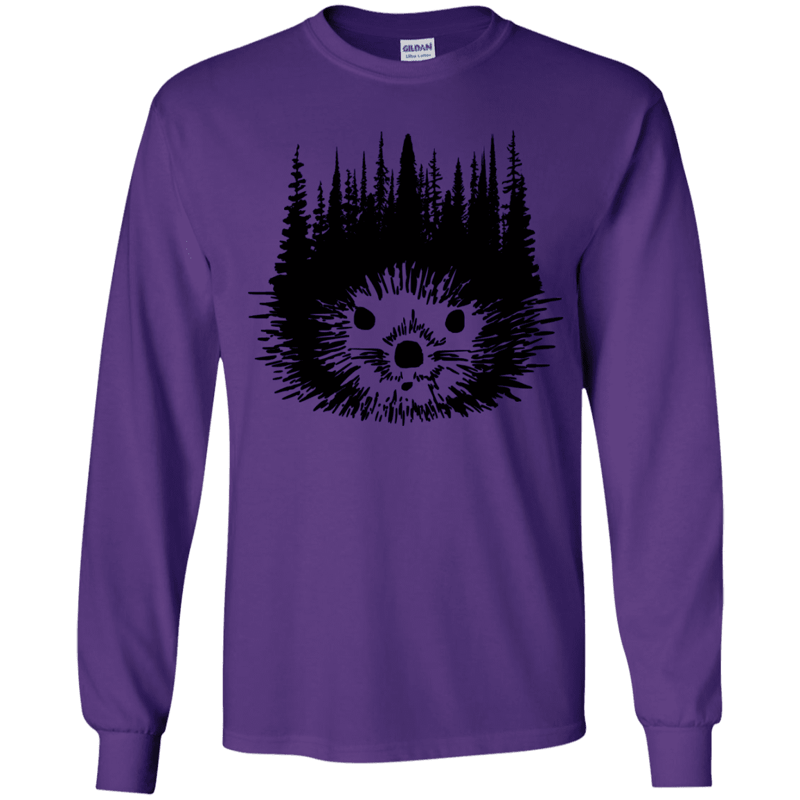 T-Shirts Purple / YS Dam Beaver Youth Long Sleeve T-Shirt