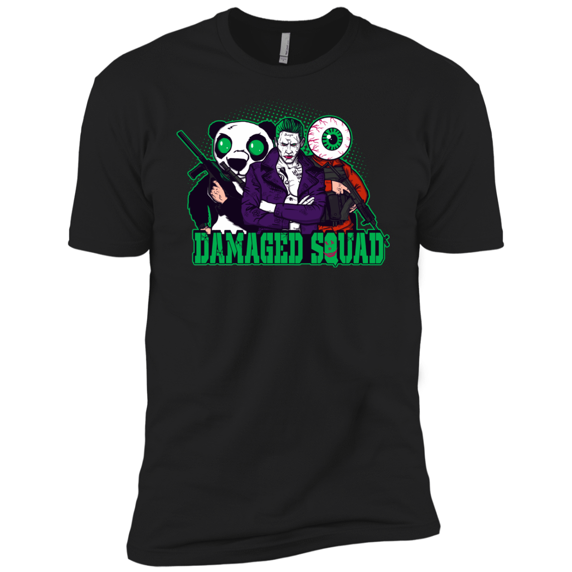 T-Shirts Black / YXS Damaged Squad Boys Premium T-Shirt