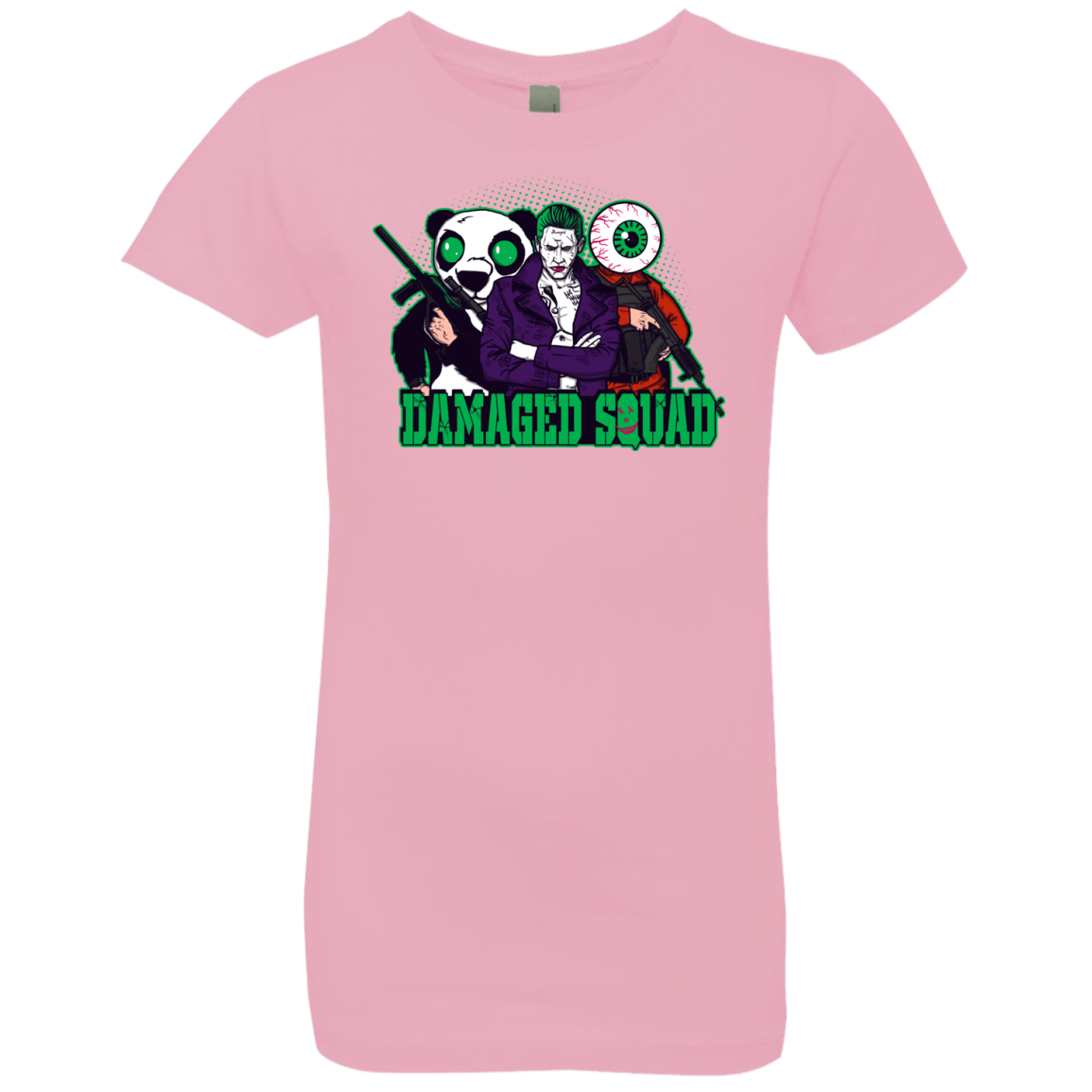 T-Shirts Light Pink / YXS Damaged Squad Girls Premium T-Shirt