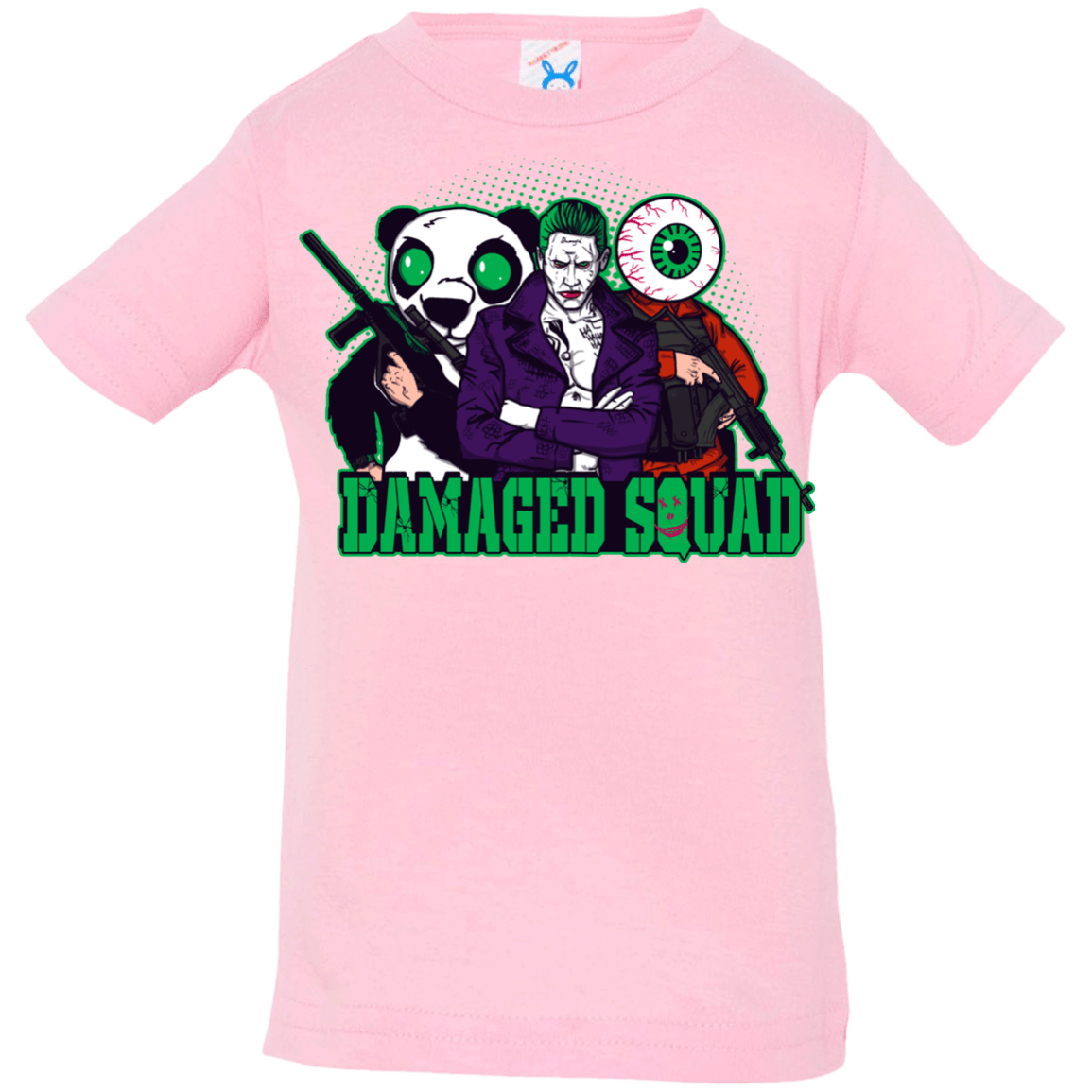 T-Shirts Pink / 6 Months Damaged Squad Infant PremiumT-Shirt