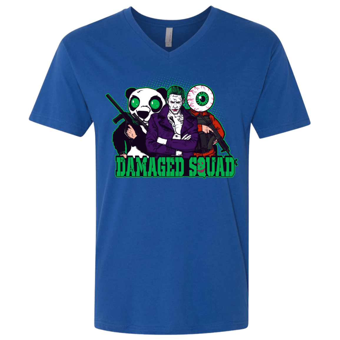 T-Shirts Royal / X-Small Damaged Squad Men's Premium V-Neck