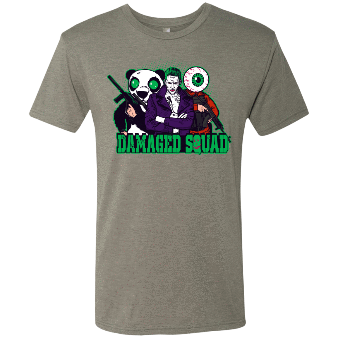 T-Shirts Venetian Grey / Small Damaged Squad Men's Triblend T-Shirt