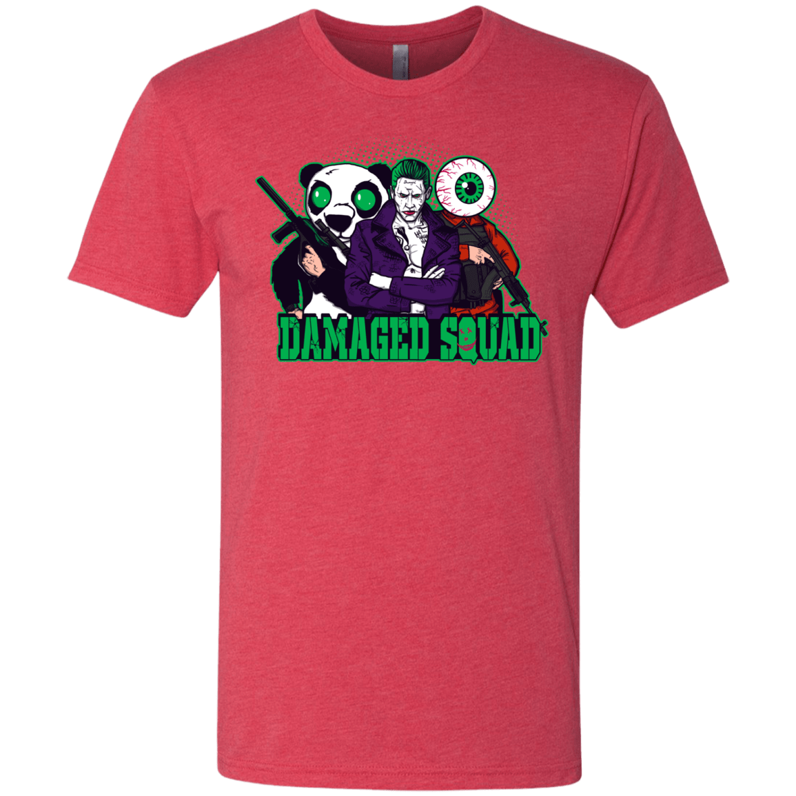 T-Shirts Vintage Red / Small Damaged Squad Men's Triblend T-Shirt