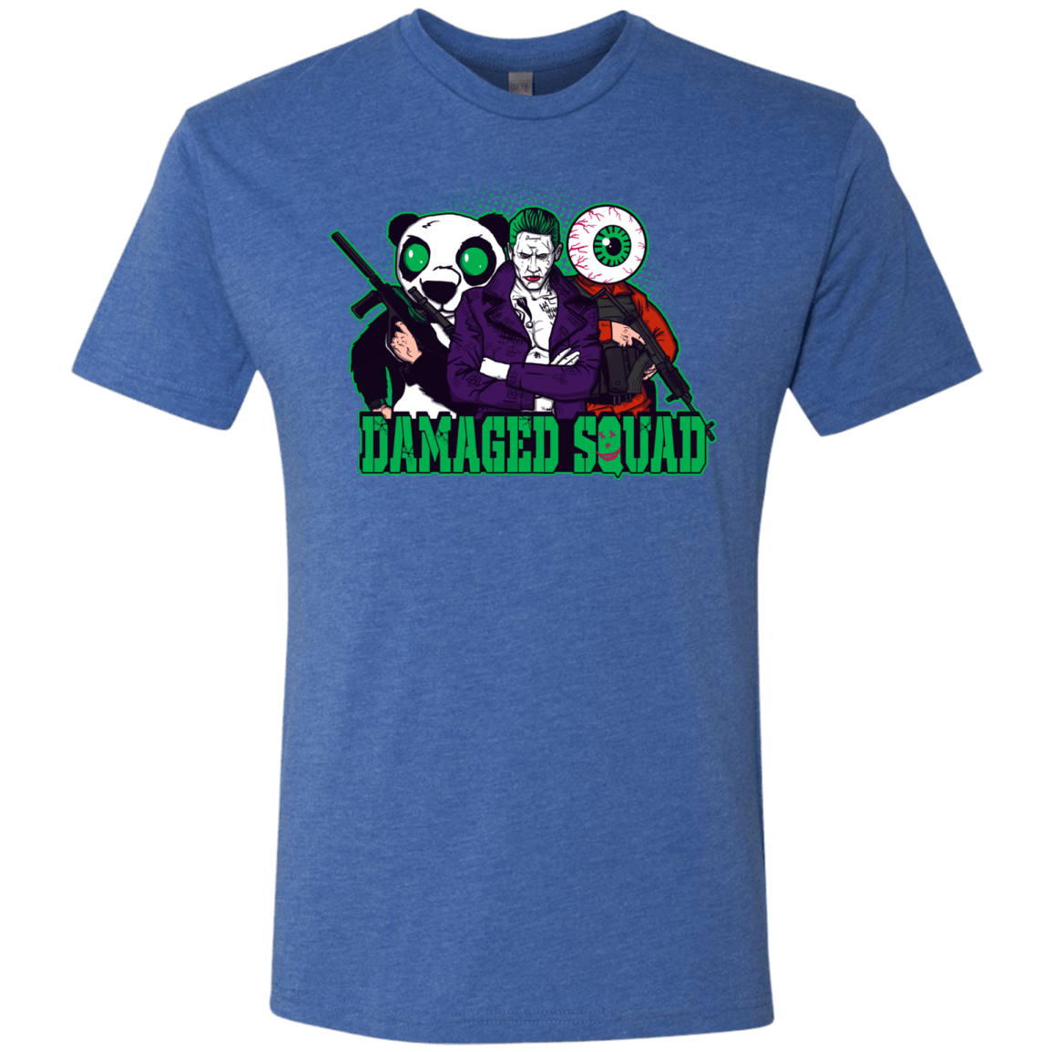 T-Shirts Vintage Royal / Small Damaged Squad Men's Triblend T-Shirt