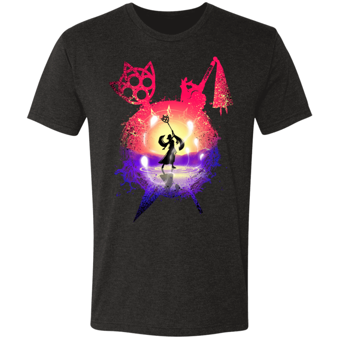 T-Shirts Vintage Black / S Dance of the Summoner Men's Triblend T-Shirt