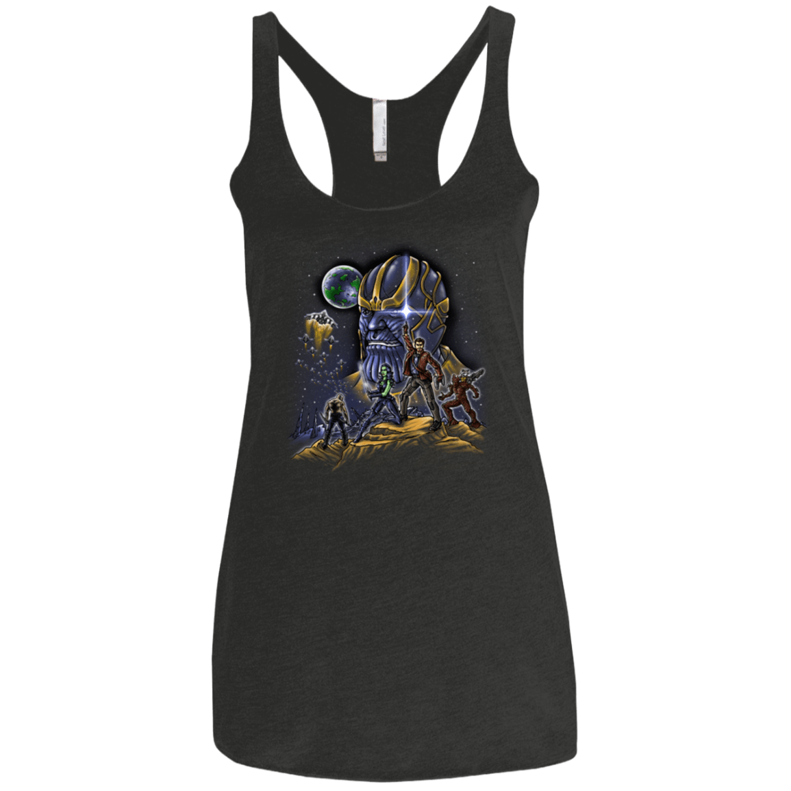 T-Shirts Vintage Black / X-Small Dance Wars Women's Triblend Racerback Tank