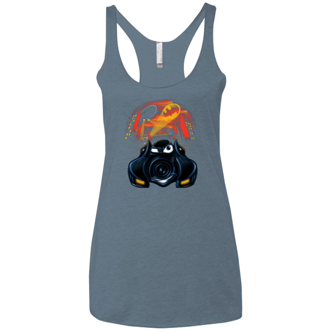 T-Shirts Indigo / X-Small Dance With The Devil Women's Triblend Racerback Tank