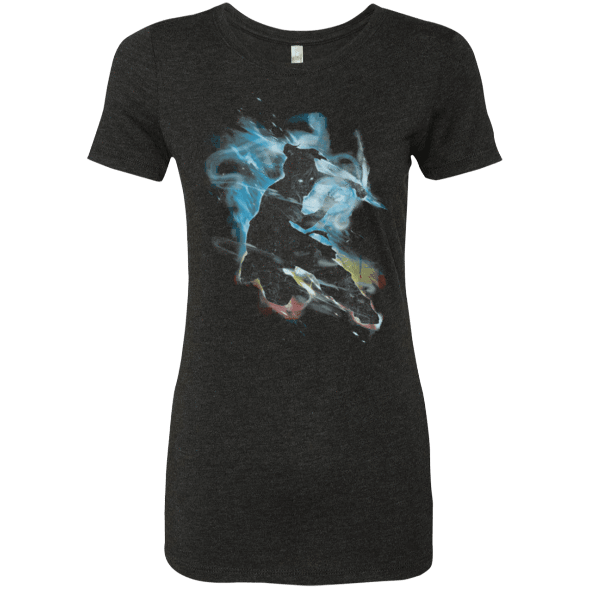 T-Shirts Vintage Black / Small Dancing With Elements Korra Women's Triblend T-Shirt