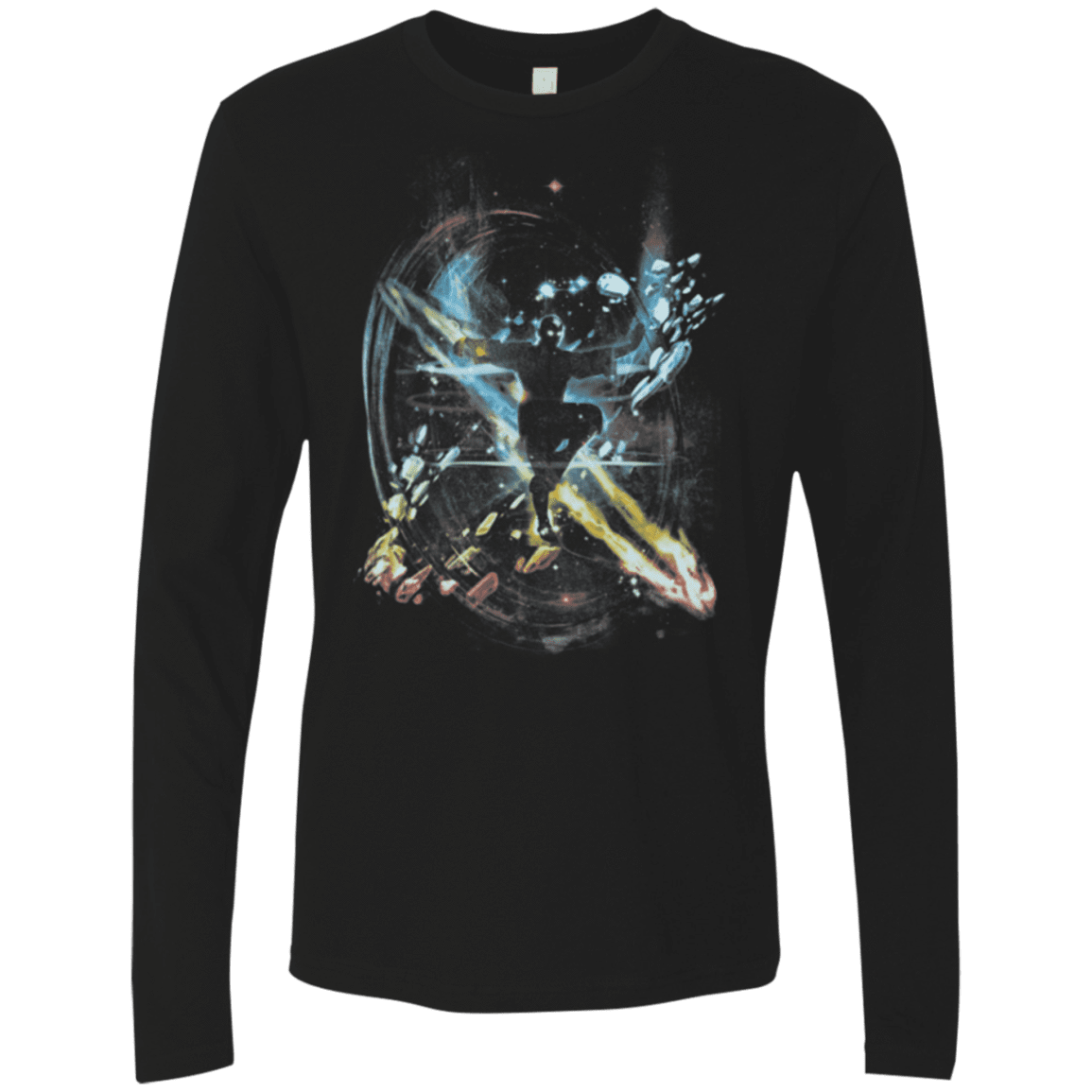 T-Shirts Black / Small Dancing with Elements Men's Premium Long Sleeve
