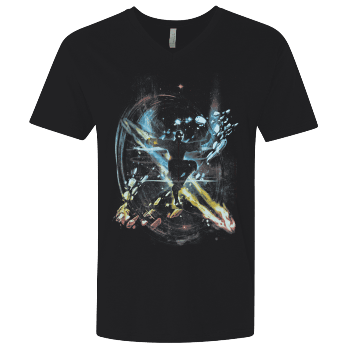 T-Shirts Black / X-Small Dancing with Elements Men's Premium V-Neck