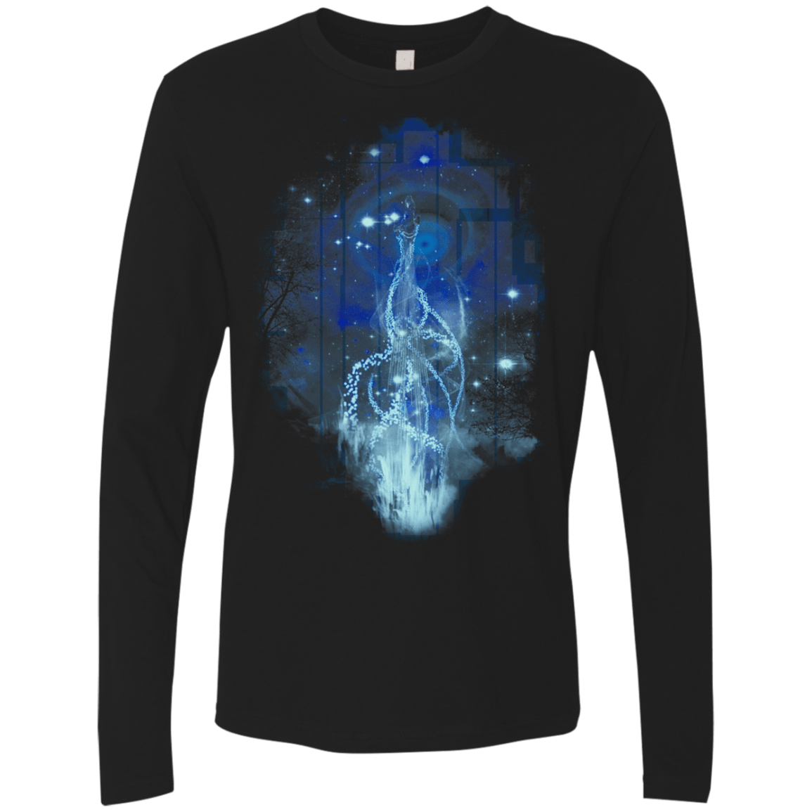 T-Shirts Black / S Dancing with Fireflies Men's Premium Long Sleeve