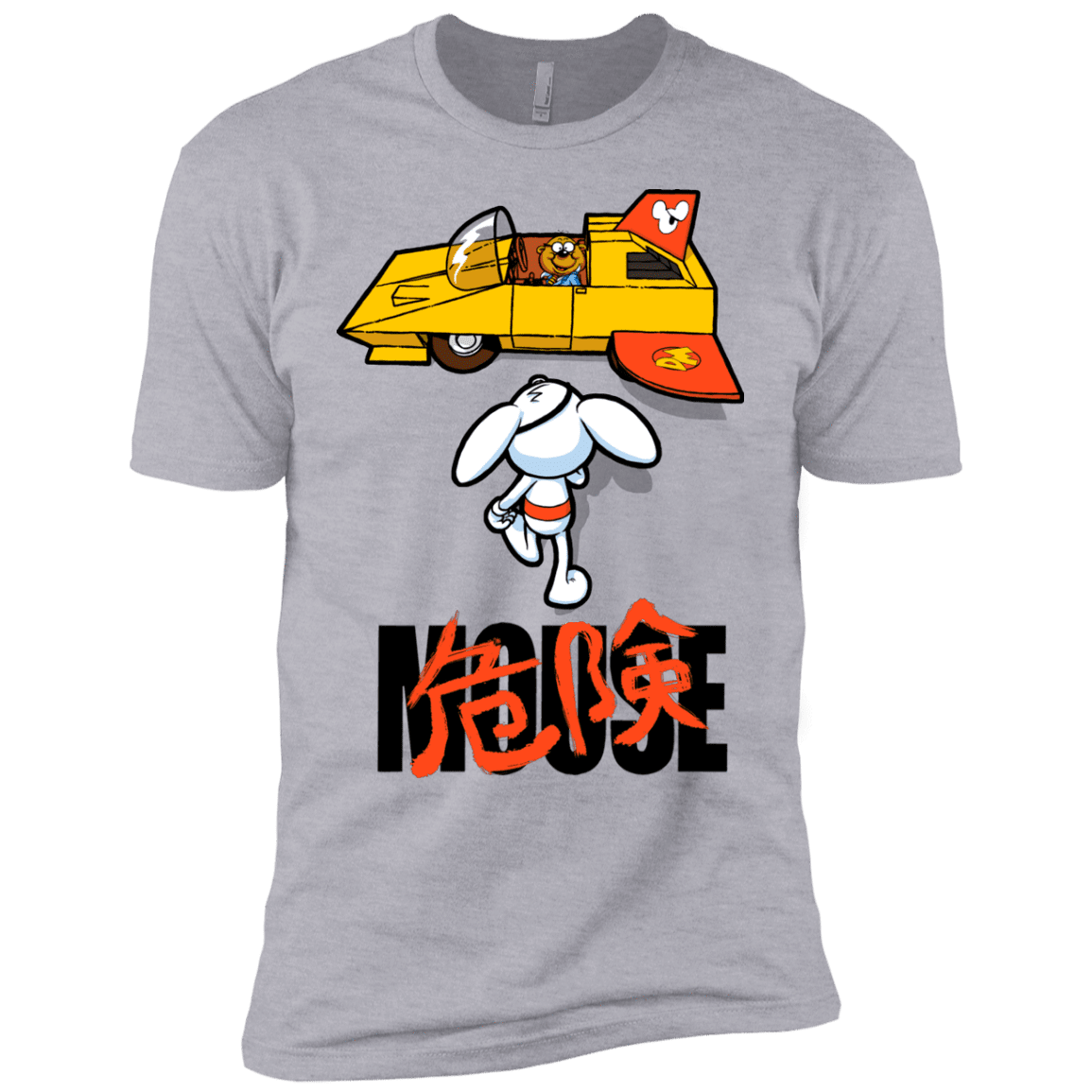 T-Shirts Heather Grey / YXS Danger Akira Mouse Boys Premium T-Shirt