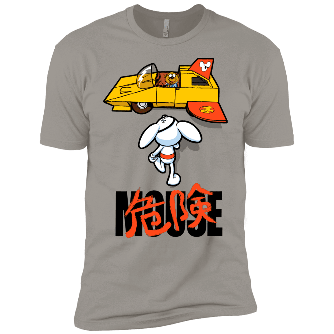T-Shirts Light Grey / YXS Danger Akira Mouse Boys Premium T-Shirt
