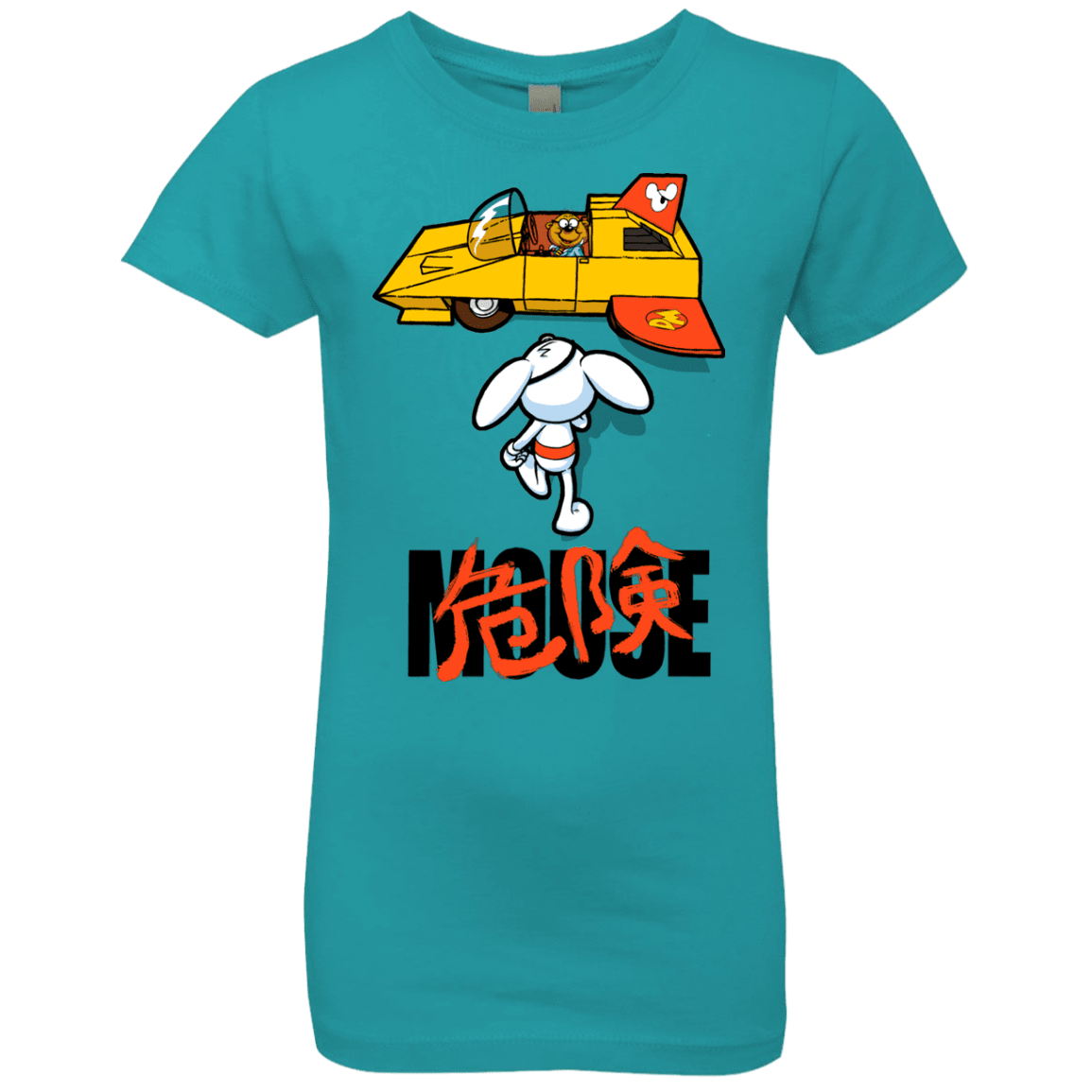 T-Shirts Tahiti Blue / YXS Danger Akira Mouse Girls Premium T-Shirt