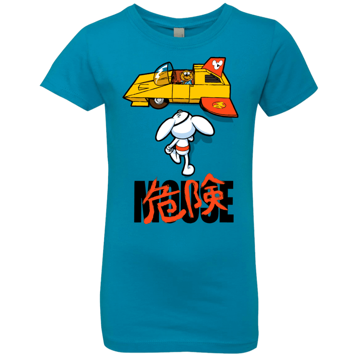 T-Shirts Turquoise / YXS Danger Akira Mouse Girls Premium T-Shirt