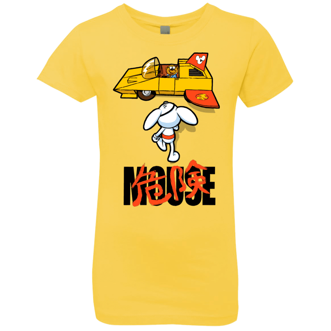 T-Shirts Vibrant Yellow / YXS Danger Akira Mouse Girls Premium T-Shirt