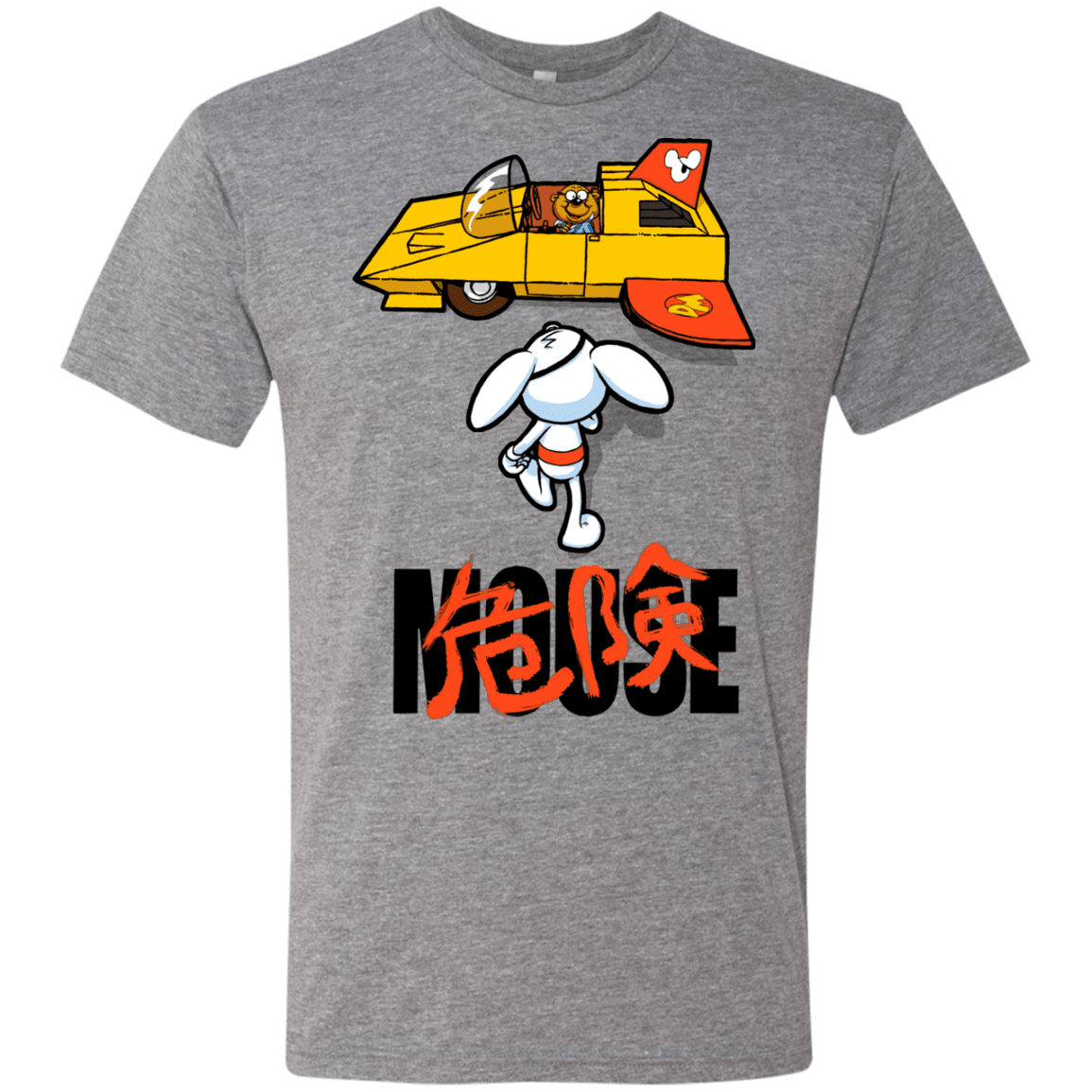 T-Shirts Premium Heather / Small Danger Akira Mouse Men's Triblend T-Shirt
