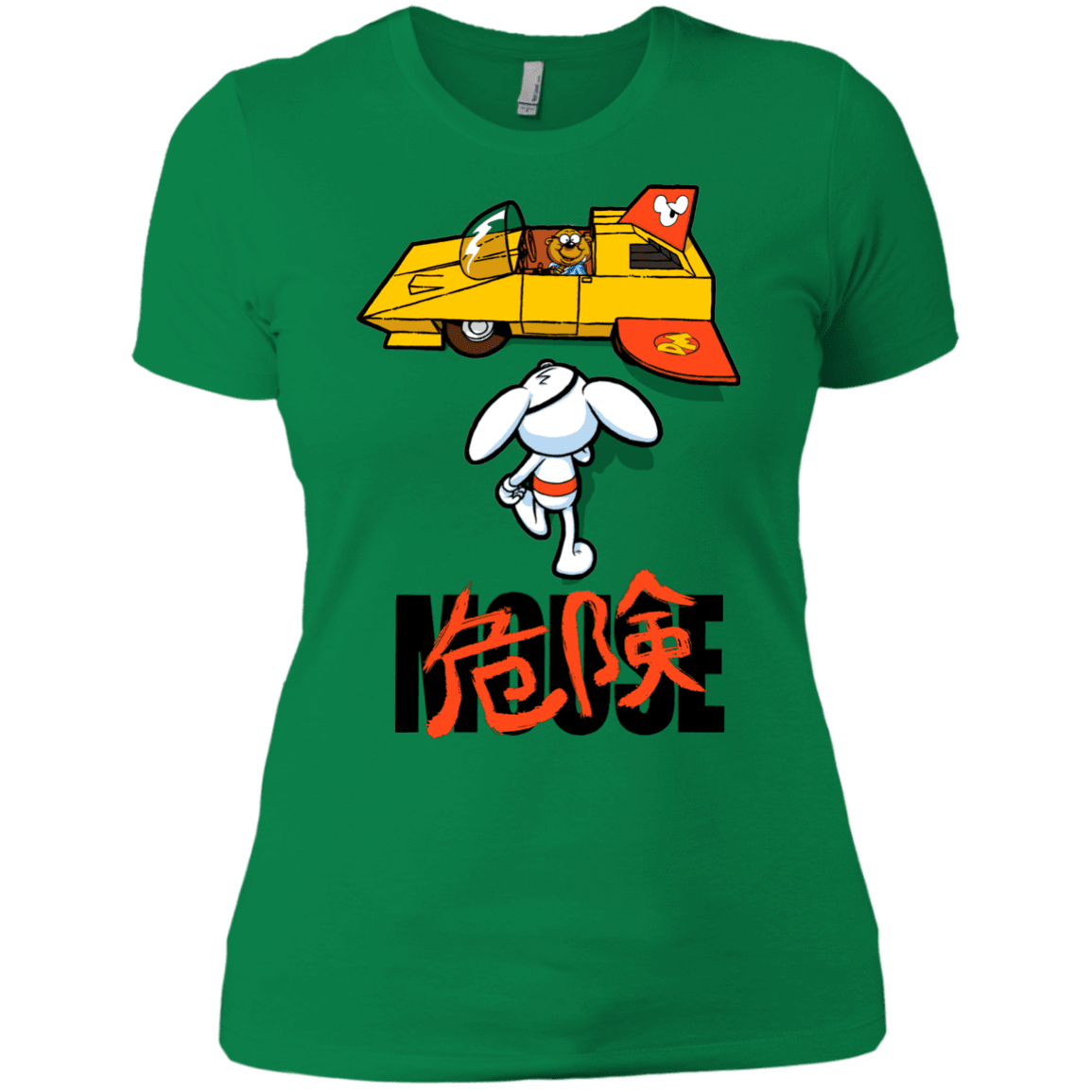 T-Shirts Kelly Green / X-Small Danger Akira Mouse Women's Premium T-Shirt