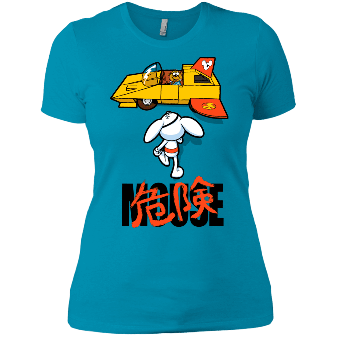 T-Shirts Turquoise / X-Small Danger Akira Mouse Women's Premium T-Shirt