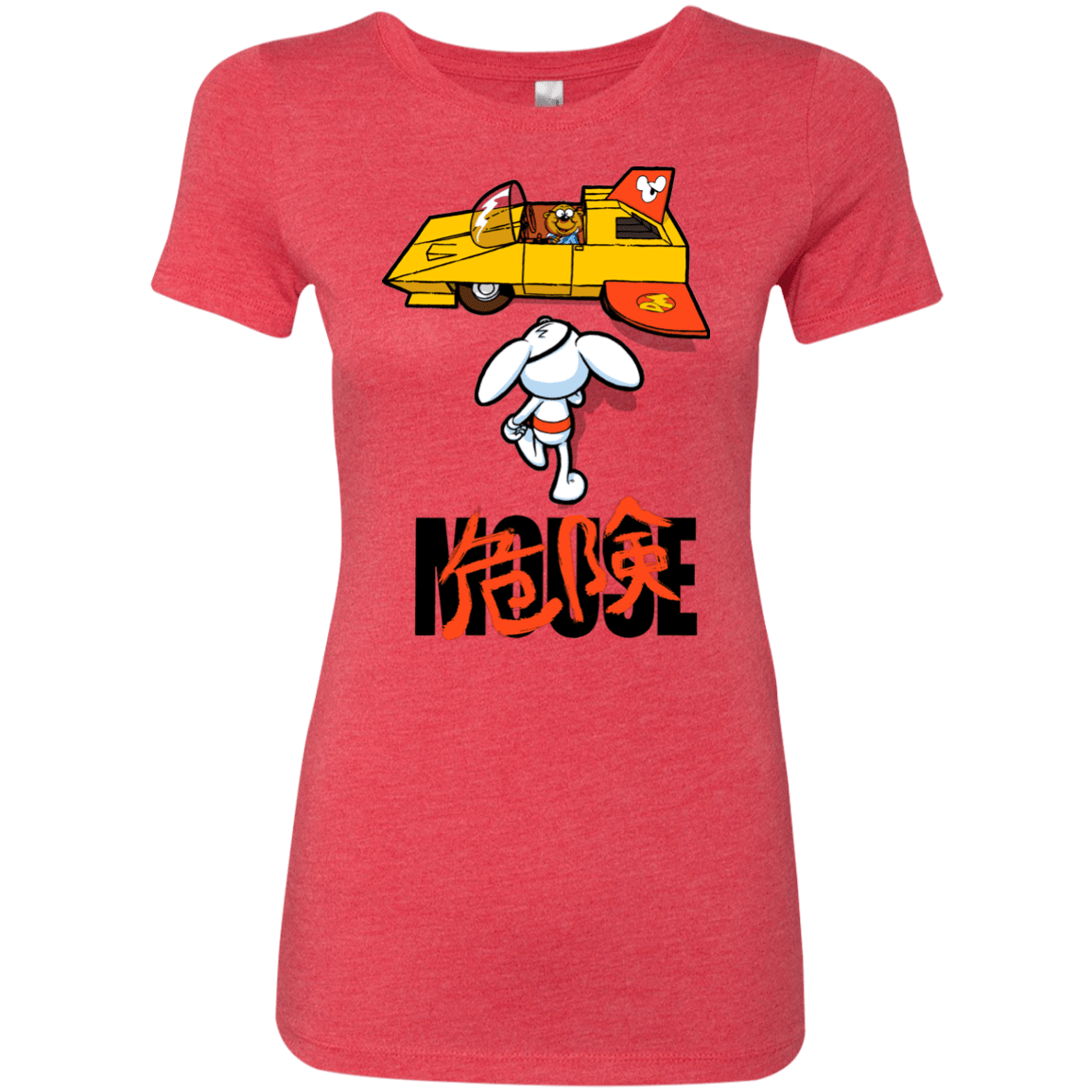 T-Shirts Vintage Red / Small Danger Akira Mouse Women's Triblend T-Shirt