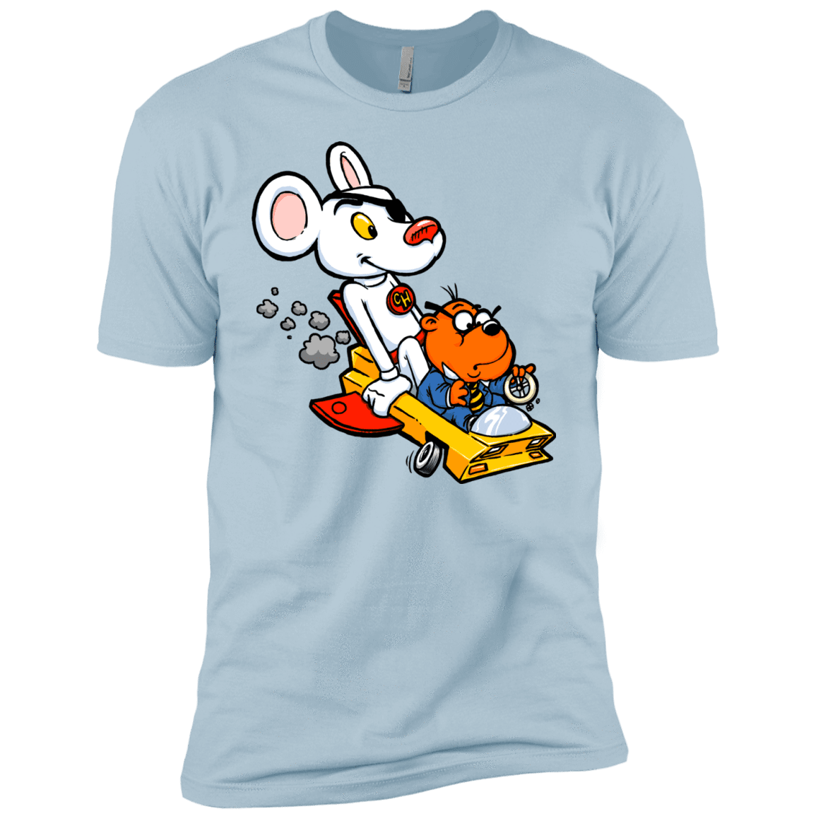 T-Shirts Light Blue / YXS Danger Mouse Boys Premium T-Shirt
